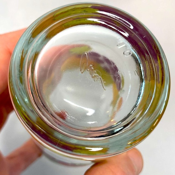 Vintage Crisa Fruit Glass Pitcher 4 Tumblers 5 Piece Set - Picture 8 of 13